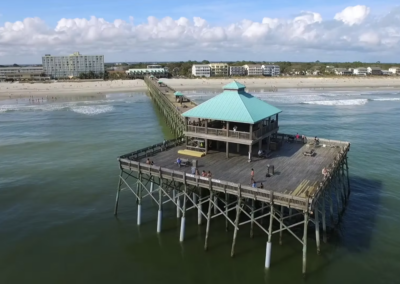 Folly Pier Drone