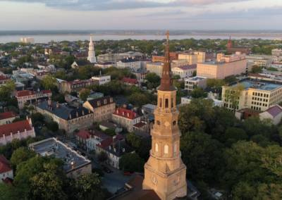 Church Steeples Drone 4